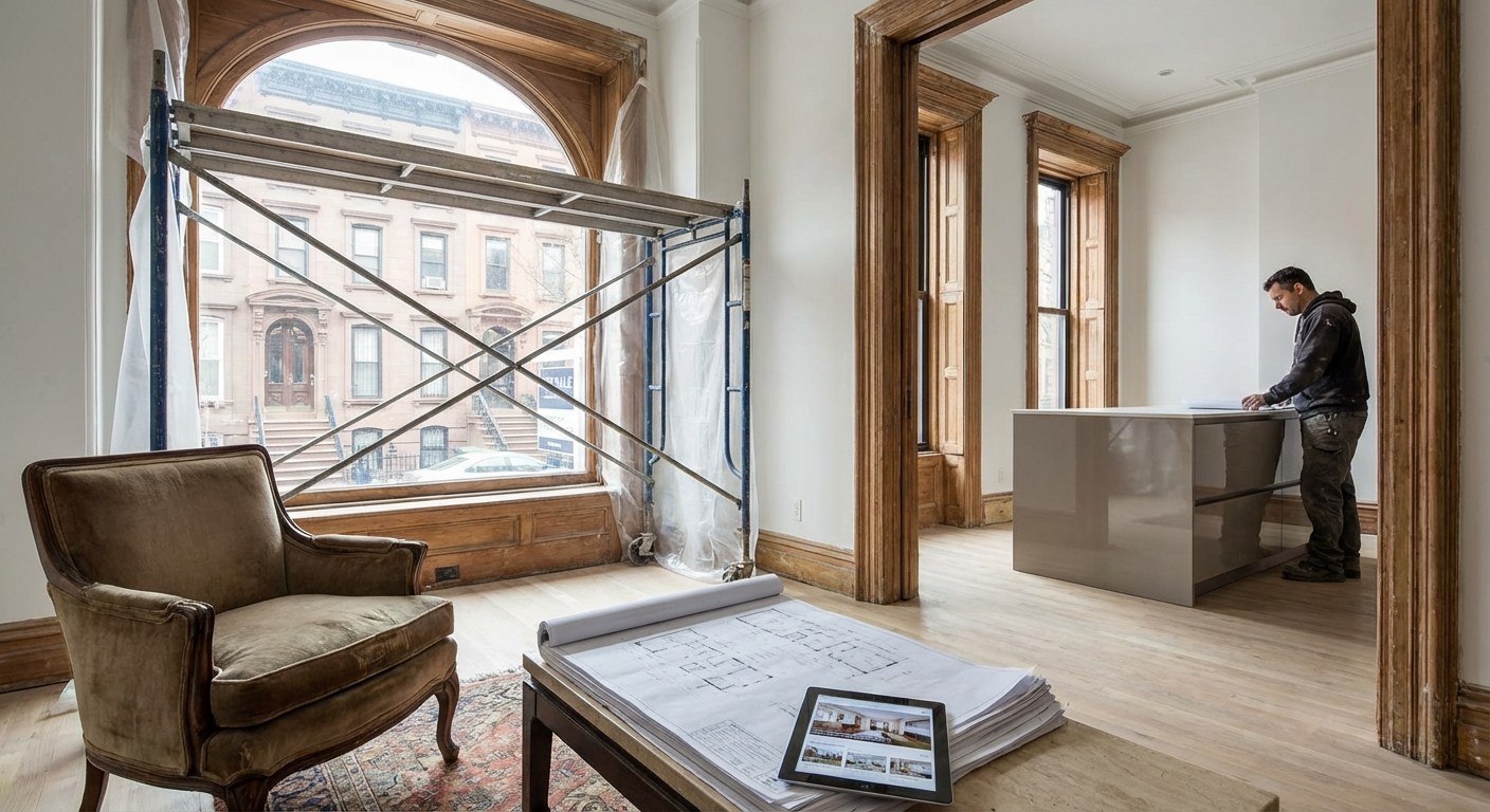Remodeling your NYC townhouse before selling can increase value and attract buyers